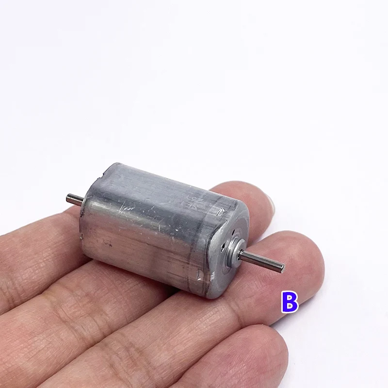 Minebea Rotor 6 Kutub Mini 18MM * 18MM Motor Persegi DC 6V-12V 8200RPM Torsi Besar Mesin Poros Ganda Mikro DIY Model Mainan Kereta Rel