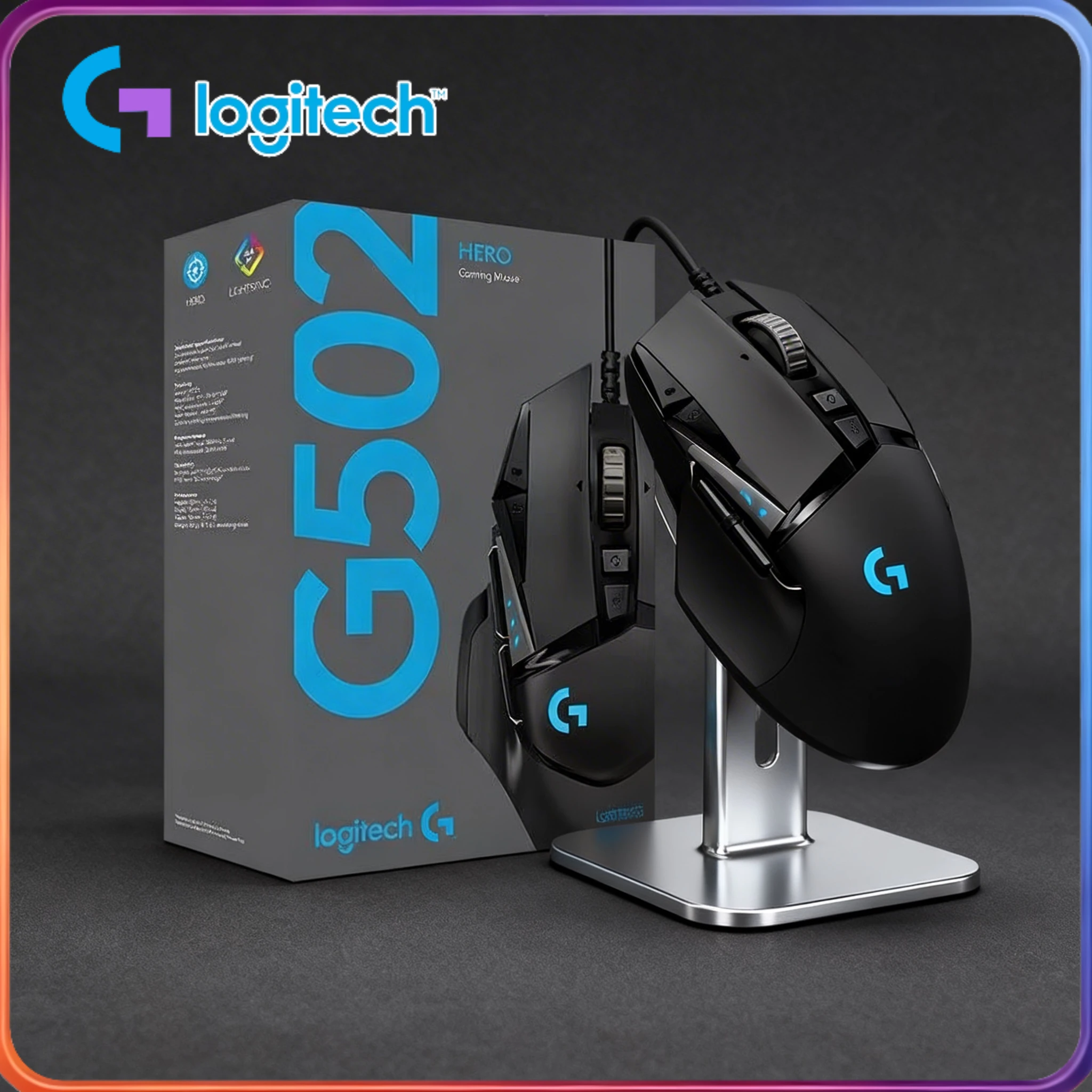 Professionally tuned for esports, Logitech G502/G402: low power consumption and high precision.