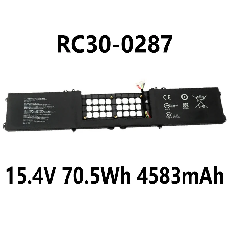 

RC30-0287 RZ09-02876 15,4 В 70,5 Втч 4583 мАч Аккумулятор для ноутбука Razer Blade Pro 17 2019 2020 i7-9750H RZ09-0287 RZ09-03297
