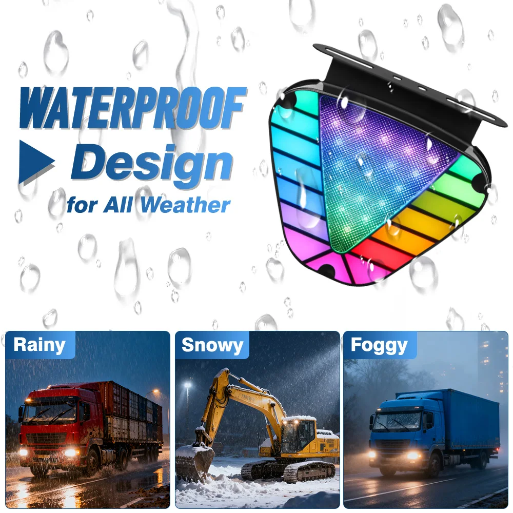 자동차와 같은 12V-24V 차량용 RGB LED 후방 브레이크 주행등