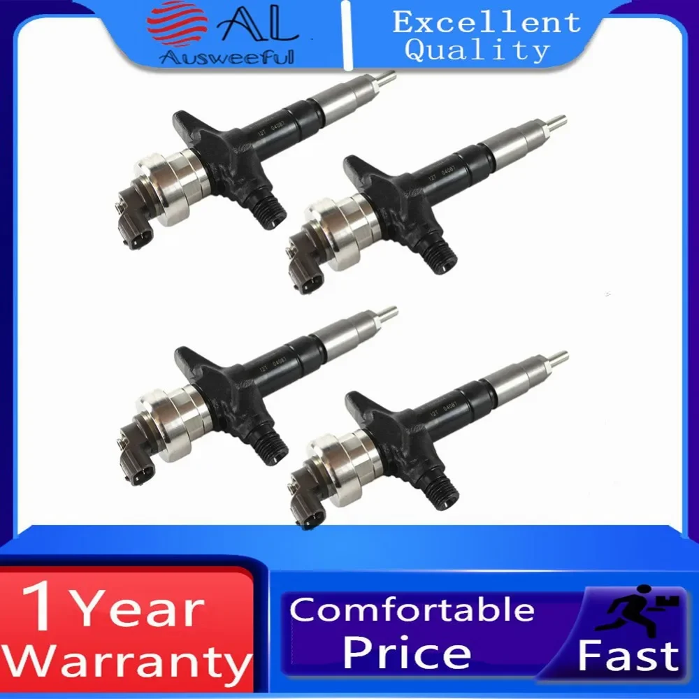 4PCS High Quality Common Rail Diesel Injector 8-98119228-3 8-98011604-5 095000-6980 For Isuzu 4JJ1 Engine Injector 8981192283