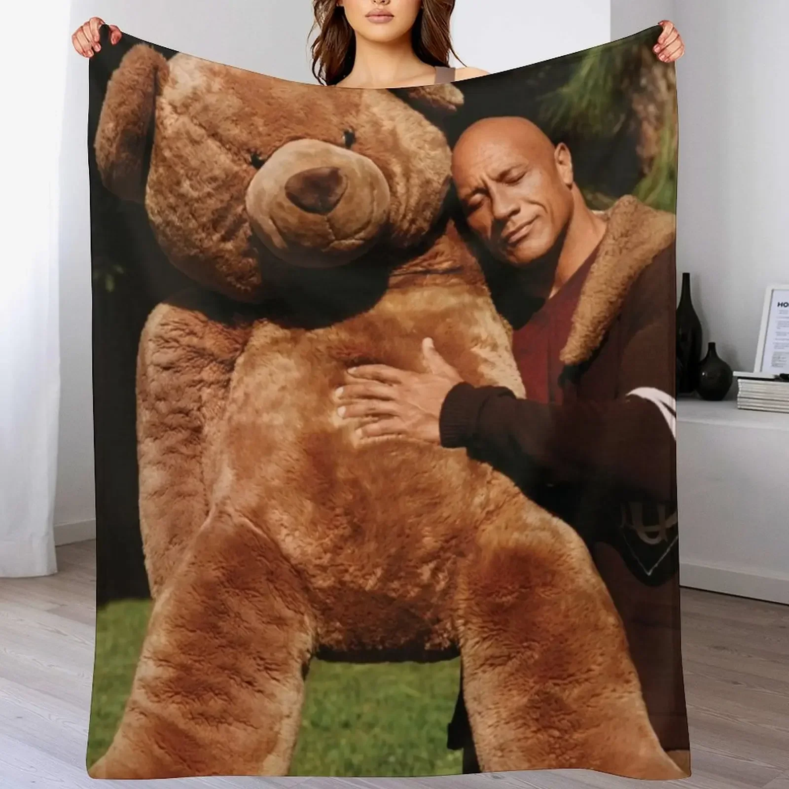 the rock n bear Throw Blanket Blankets For Bed blankets and throws Blankets