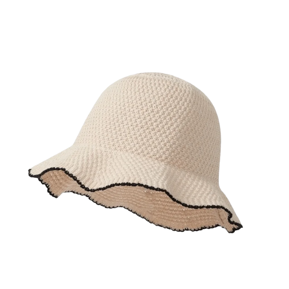 قبعة صياد عصرية من الدانتيل للحماية من الشمس قابلة للتنفس، قبعة حوض رفيعة ذات حافة واسعة، قبعة صيفية