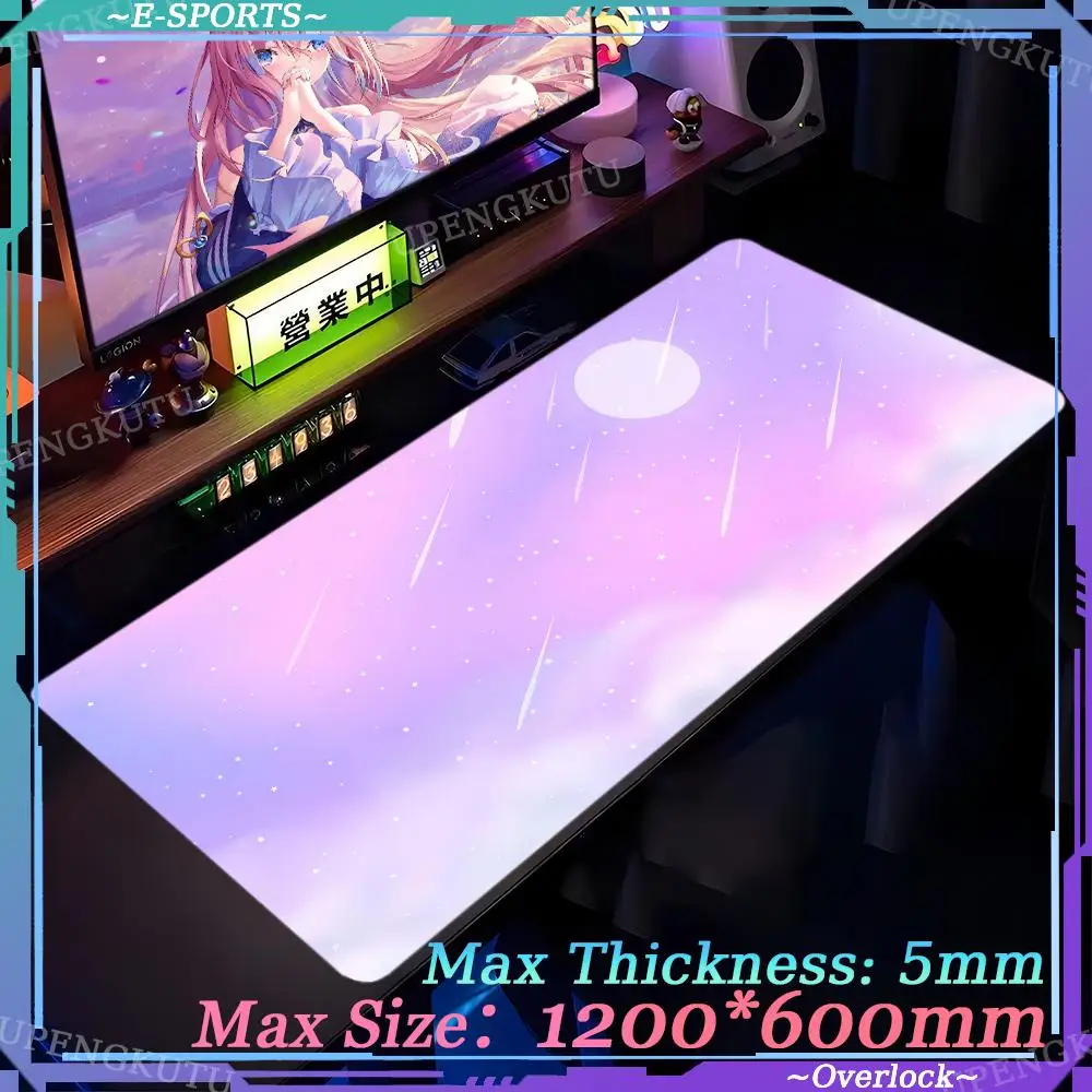 Colorful cloud gaming mousepad rubber desktop protection pad game accessories kawaii keyboard pad super large new game mouse pad