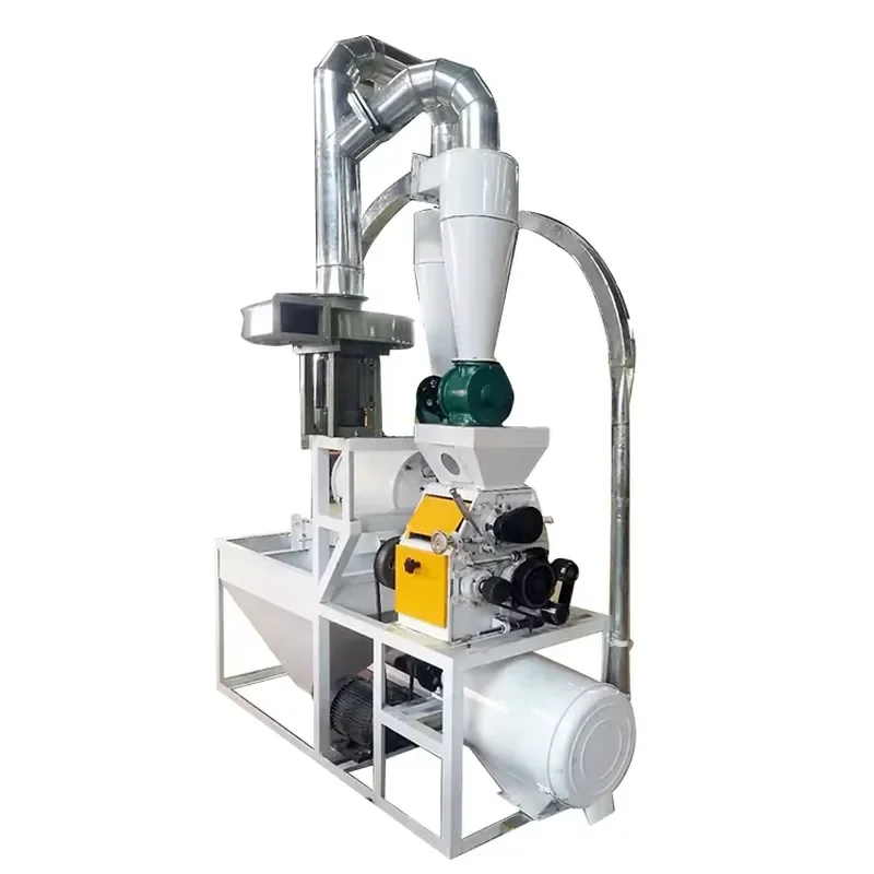Industrial Flour Mill Machine Roller Type Wheat Grinding Equipment for Commercial Use Factory Direct Price