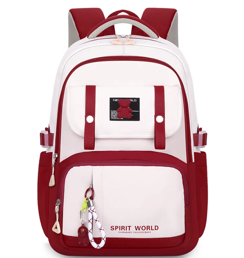 Fashionable Large Capacity Student Backpack School Bags Boys Girls  Teenagers Mochila Waterproof Primary Schoolbag Book Bag