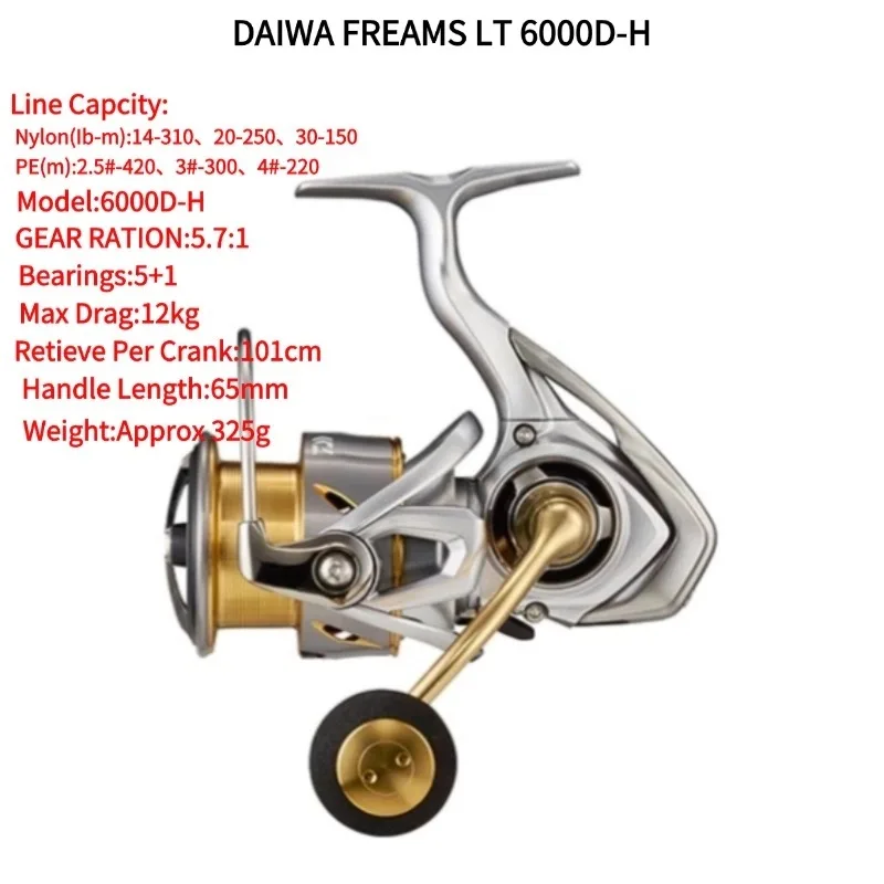 DAIWA FREAMS LT 1000S 2000S 2000S-XH 2500 2500-XH 3000 3000-C 3000