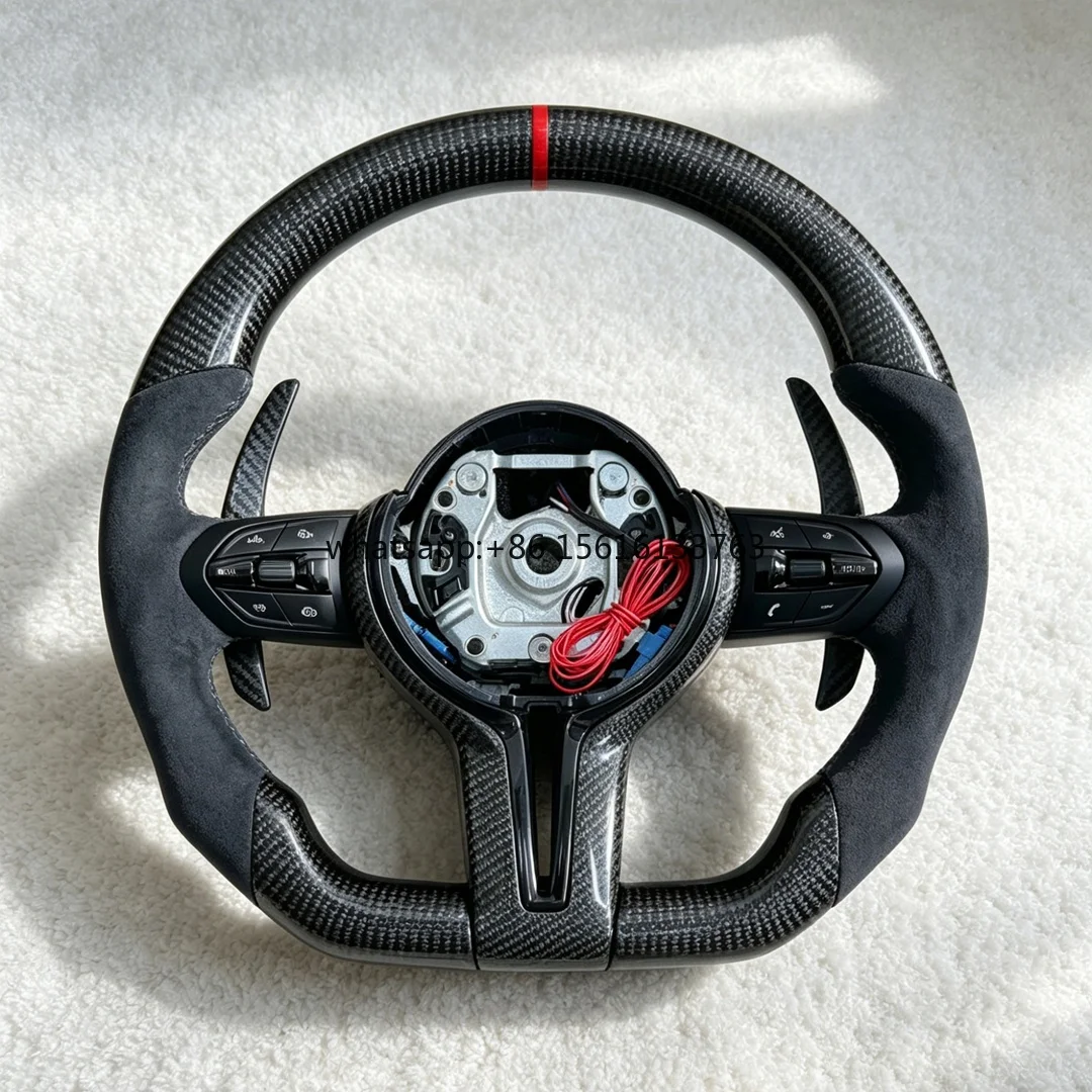 

M3 M4 M5 M Sport Steering Wheel for BMW F10 F12 F15 F20 F22 F25 F26 F30 F32 F34 F35 F36 E90 Carbon Fiber Steering Wheel Assembly