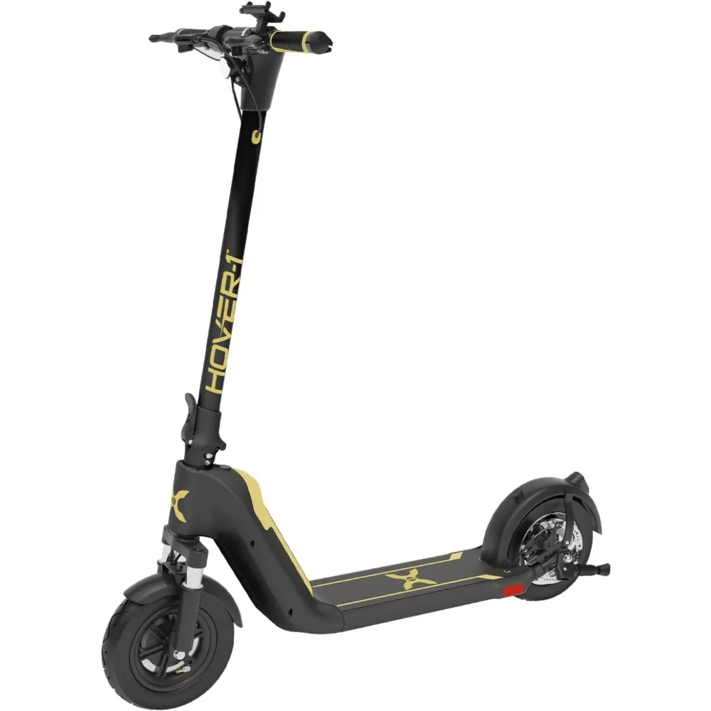 

Electric Folding Scooter, 18 MPH Top Speed, 24 Mile Range, 500 Watts Max Power, 10” Pneumatic Tires, Rear Disc Brakes