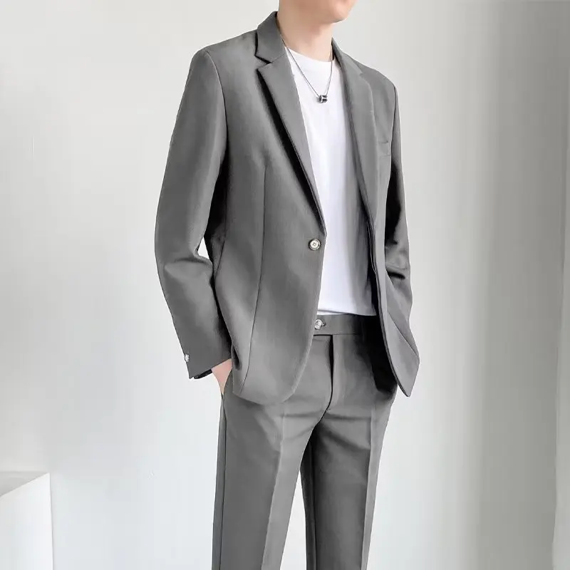 G731817 giacca coreana slim fit sposo abito da sposa business abito formale professionale piccolo vestito