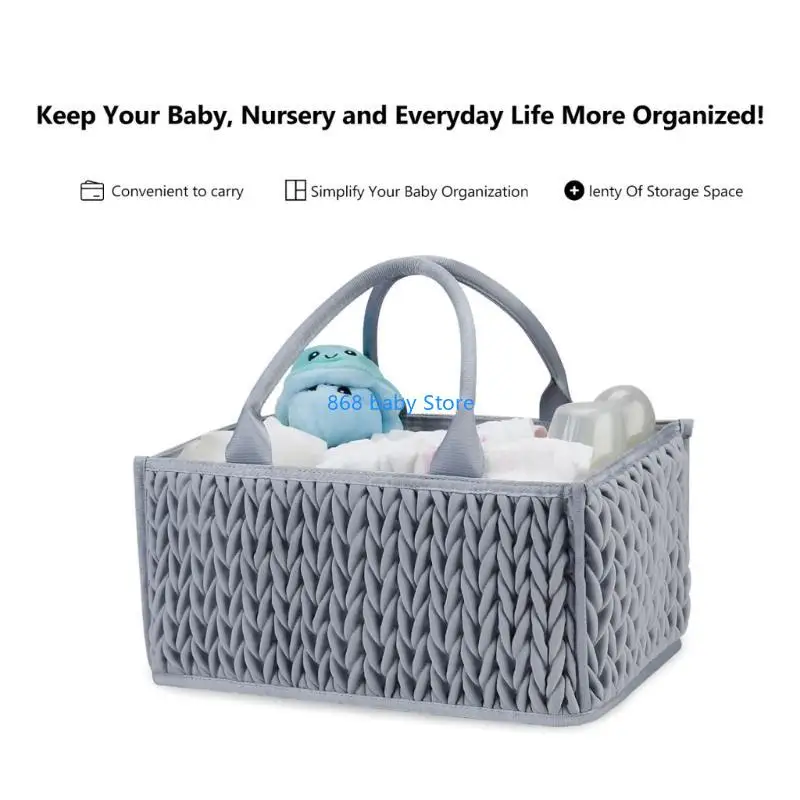 29EE وظيفية حامل مناديل مبللة للأطفال صندوق تخزين حفاضات المحمولة السفر الحفاض سلة تنظيمية للأدوات للاستخدام المنزلي والسفر
