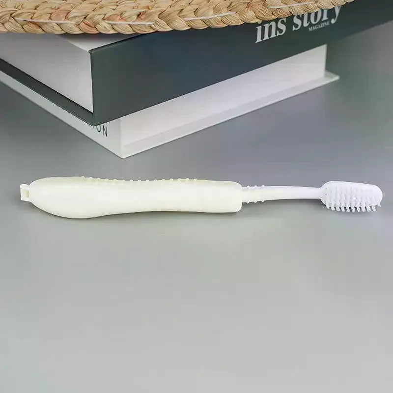 

Portable Disposable Foldable Travel Camping Toothbrush - Hiking Toothbrush 5 Pack