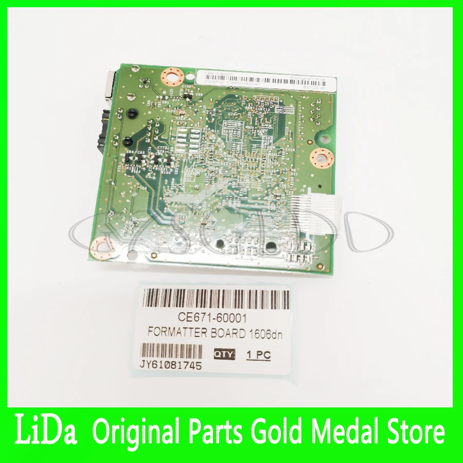 Original FORMATTER BOARD For HP 1606dn LOGIC CARD CE671-60001 100% TESTED