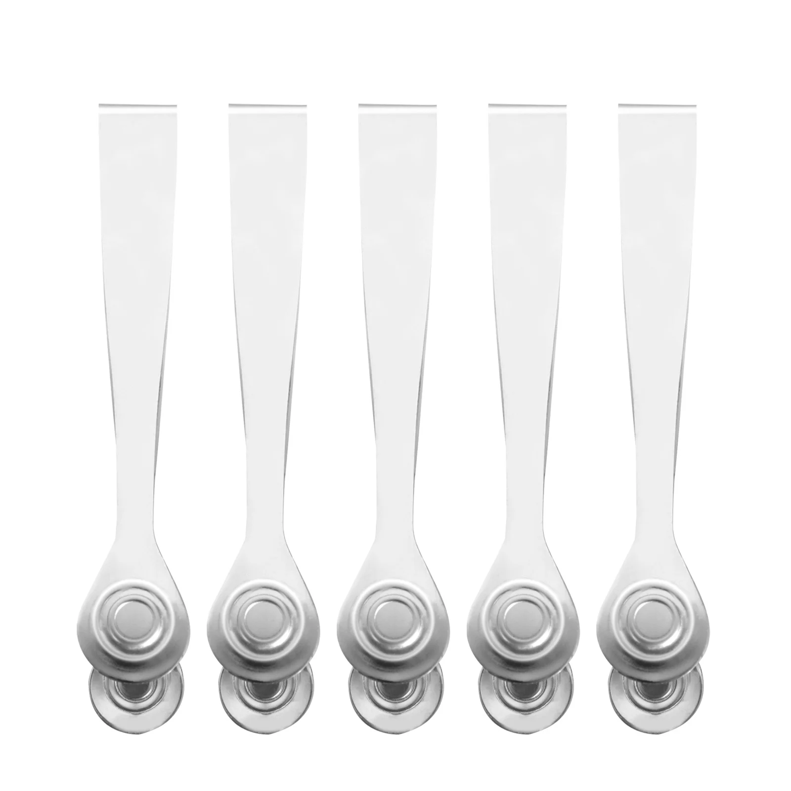 

5 pcs Stainless Steel Food Tong Long Handle Ice Tongs Barbecue Serving Clip Kitchen Gadgets Multi Function Tong