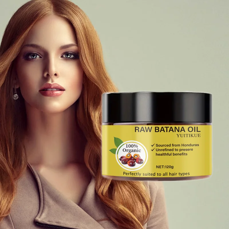 YUITIKUE Raw Batana Oil Hair Treatment, 100% Organic Honduras, Deep Nourish, Make Hair Silky & Shiny