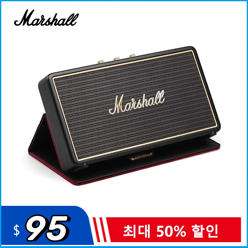 MARSHALL Stockwell Wireless Bluetooth Speaker IPX7 Waterproof Home Outdoor Speaker Stereo Subwoofer Retro Bluetooth Speaker