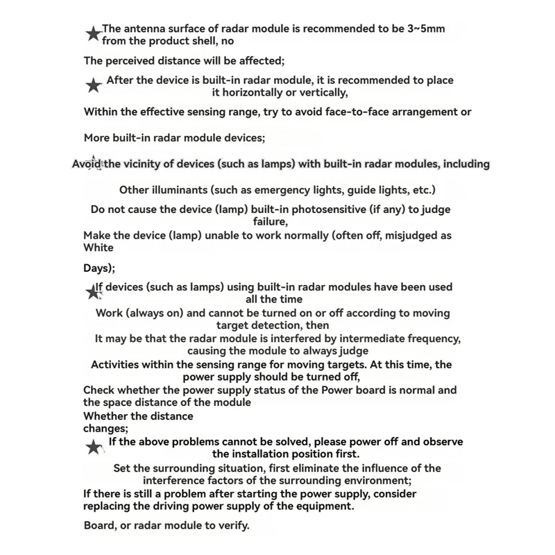 A55T LD1040 10G Radarsensormodule Micro Motion Intelligente perceptiesensor met laag vermogen