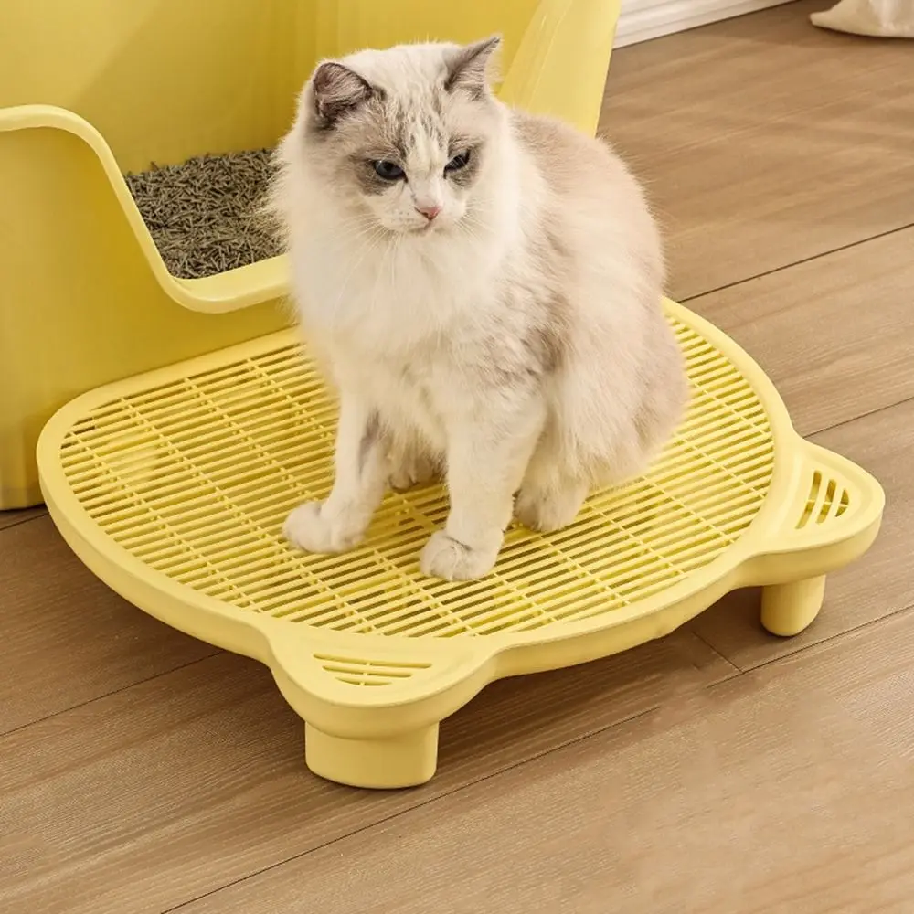 Practical Anti Slip Double Layered Litter Trapper Anti-take-out Anti-splash Cat Litter Ramp Detachable Litter Filter Mat Cats