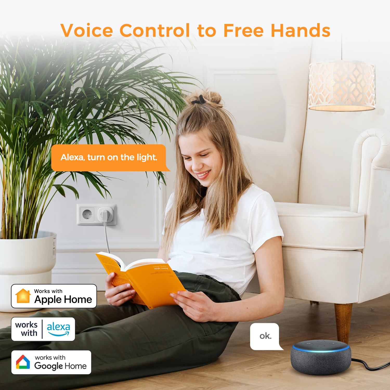 Refoss 16A WiFi Smart Plug إصدار الاتحاد الأوروبي HomeKit متوافق مع الموقت الجدول الزمني التحكم عن بعد يدعم Alexa Google Assistant