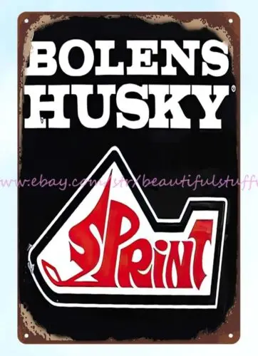 Bolens Sprint Husky Snowmobiles metal tin sign tavern garage art