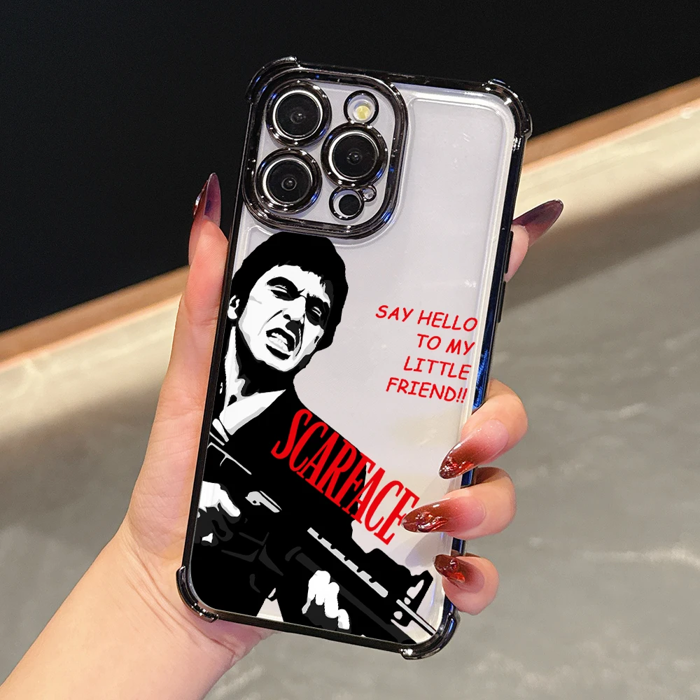 حافظة لهاتف أبل آيفون 16 16e 15 14 Plus 13 12 11 Pro Max X Xs XR 7 8 e غطاء ناعم شفاف مضاد للسقوط #3