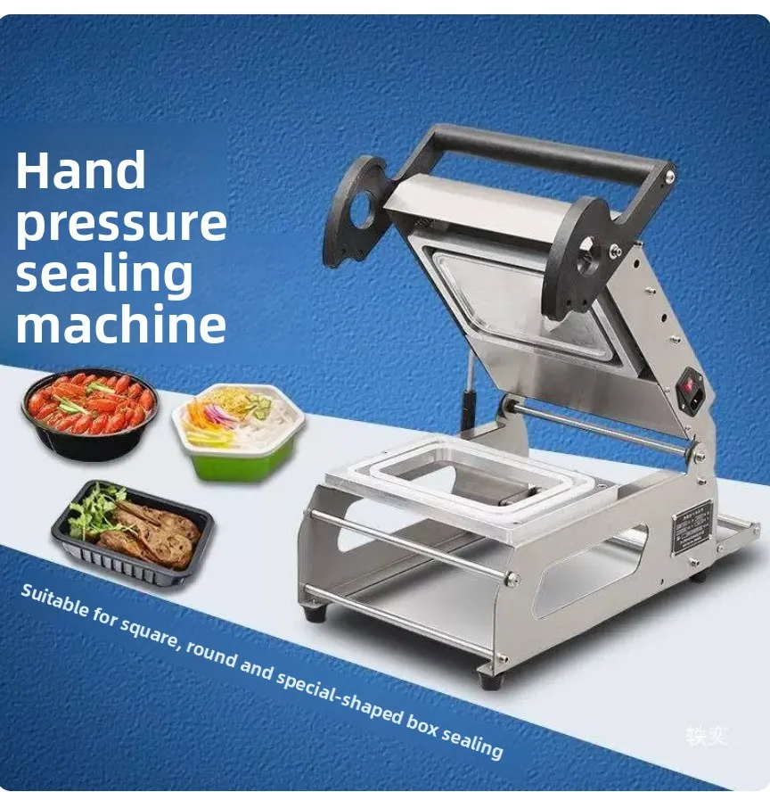 Hand Press Bowl Sealing Machine Manual Cup Sealer for Takeaway Food Container Commercial Use