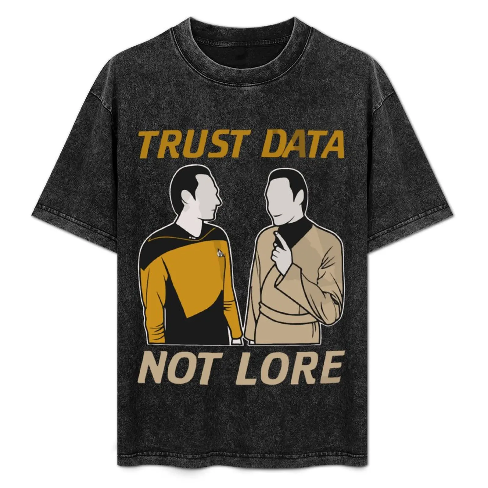 Trust data not lore T-Shirt summer clothes quick drying custom shirt customs T-shirts for men cotton