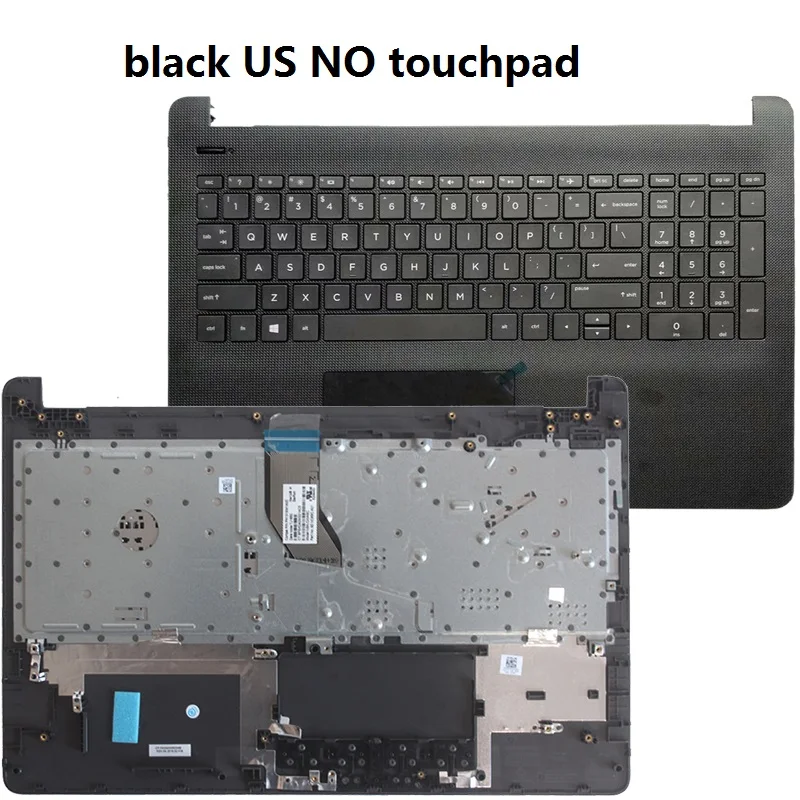 Imagem -06 - Russo Eua Espanhol Latin Teclado Portátil para hp 15-bs 15-bu 15-bw 250 g6 255 g6 Tpn-c129 Tpn-c130 com Capa Superior do Apoio das Mãos