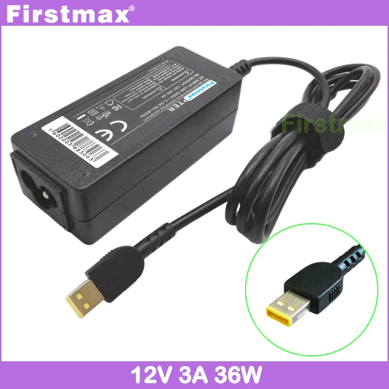 36W laptop charger ADLX36NDT2A 12V 3A for Lenovo Tablet ThinkPad 10 Gen 1 20C1/20C3 20E3/20E4 Helix 2nd power supply