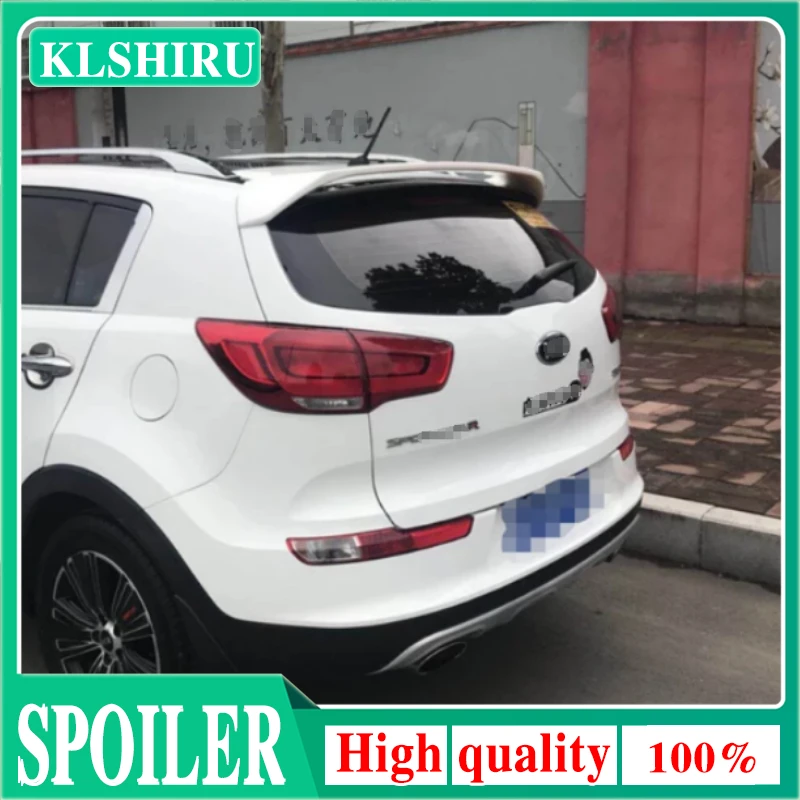 For Kia Sportage spoiler 2011-2017 High quality ABS material Automotive Rear wing Primer color rear spoiler for Kia Sportage R