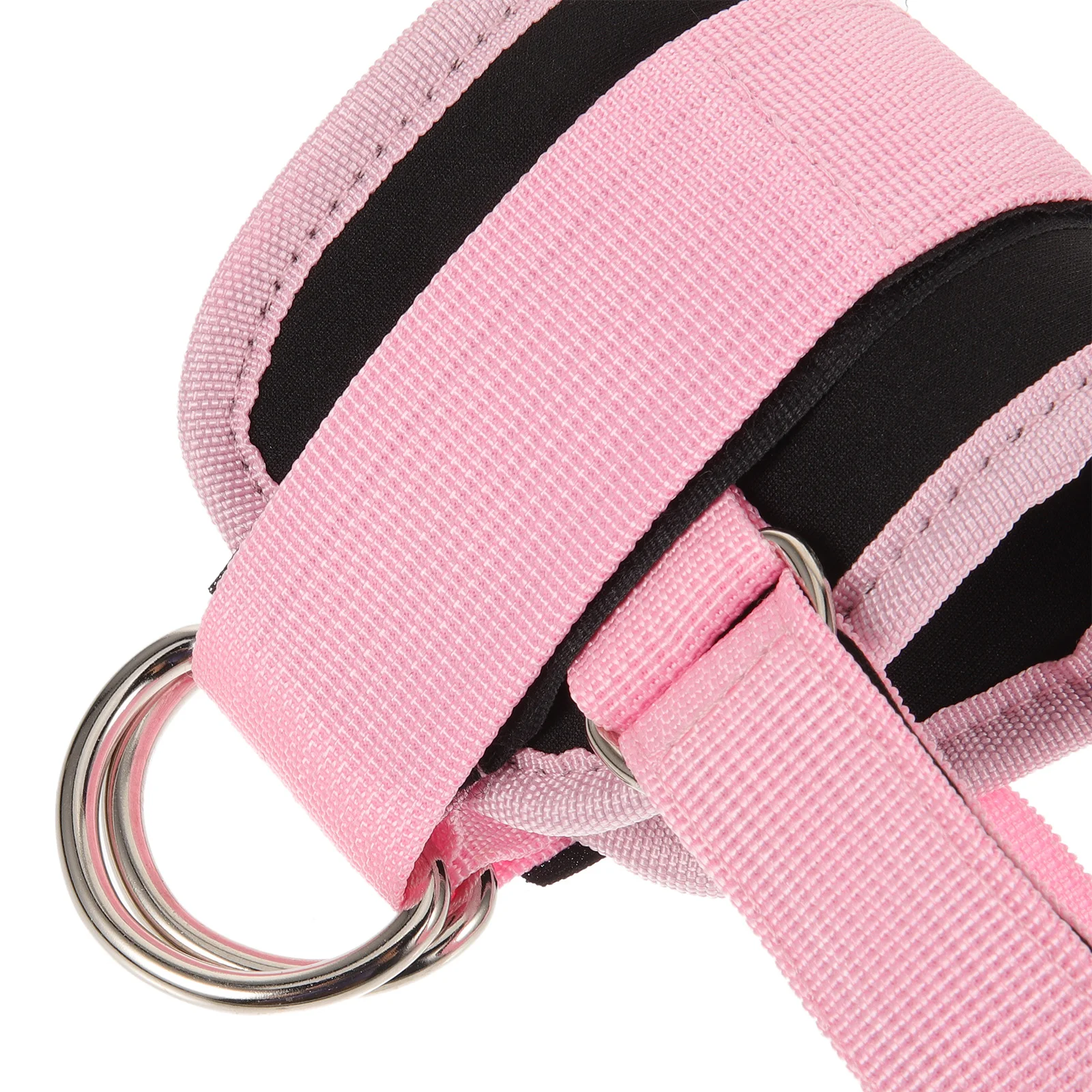 Correas con hebilla para tobillo, cinta para el talón, anillo de Fitness, accesorio para Cable de gimnasio, accesorios para mujer, doble señorita ajustable