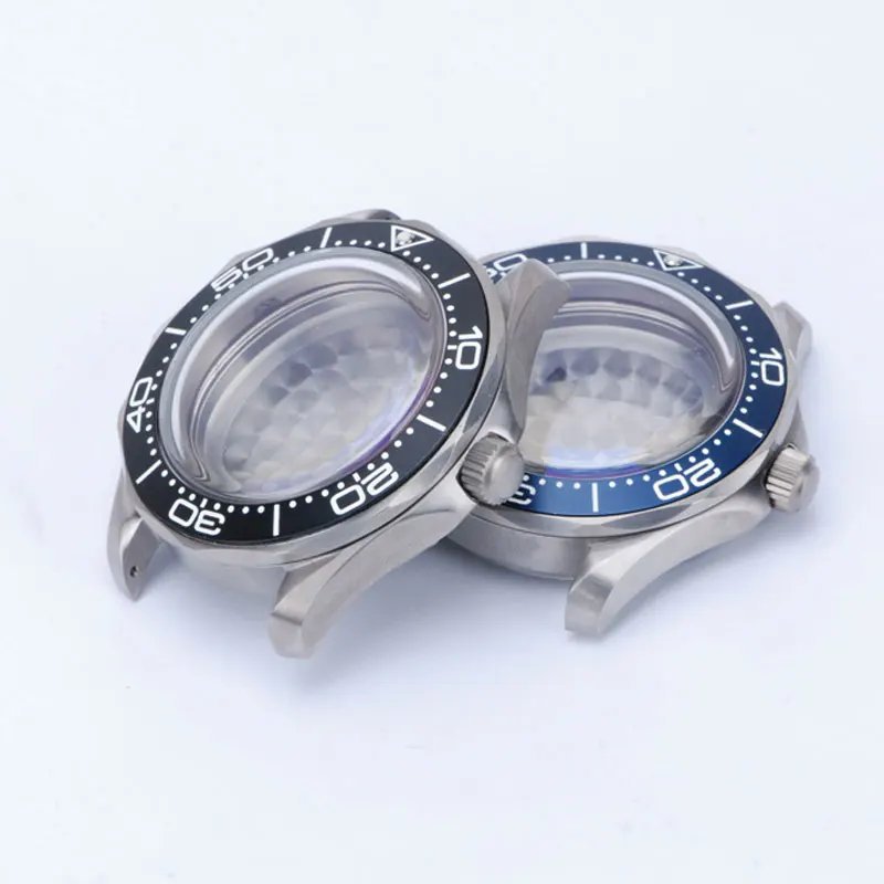 Watch Parts Heimdallr 42mm Titanium Seaghost Diver Watch Case Sapphire Aluminum Bezel 20Bar Suitable For NH35/36 Movement