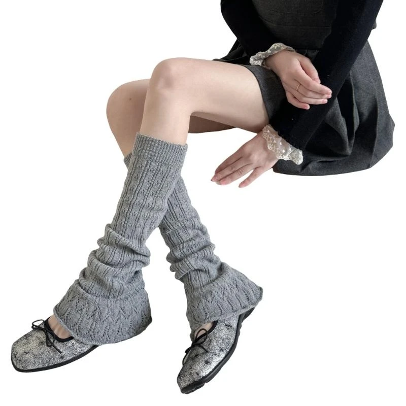 U13F bequeme 90er Rippensockenhülsenmantel mit vertikalen Streifensocken für Party