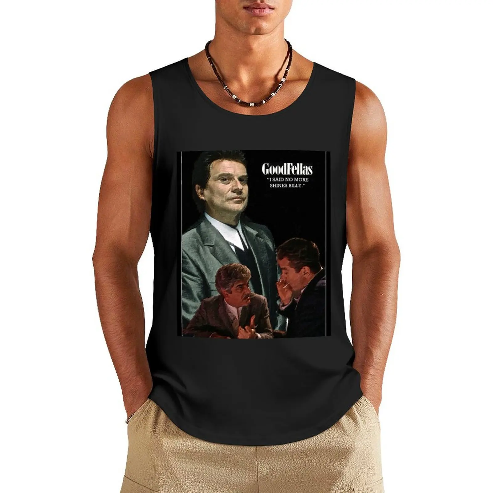 Goodfellas- Shine Box Tank Top Men's gym t-shirt gym t-shirts Sleeveless top