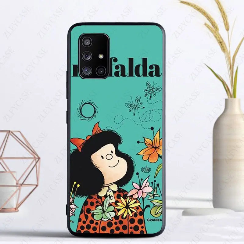 Coque Mafalda Phone Cover For samsung Galaxy A14 A53 A13 A12 A21S A30S A40 A22 A23 A32 A34 A50 A51 A52S A54 A70 A71 A73 5G cases