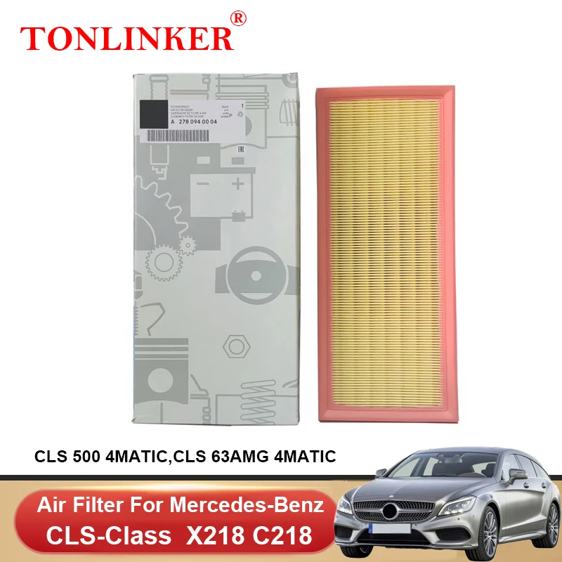 

Воздушный фильтр TONLINKER A2780940004 для Mercedes Benz CLS Class X218 C218 2010-2017 E500 AT E63 AMG S 4matic, автомобильные аксессуары, товары