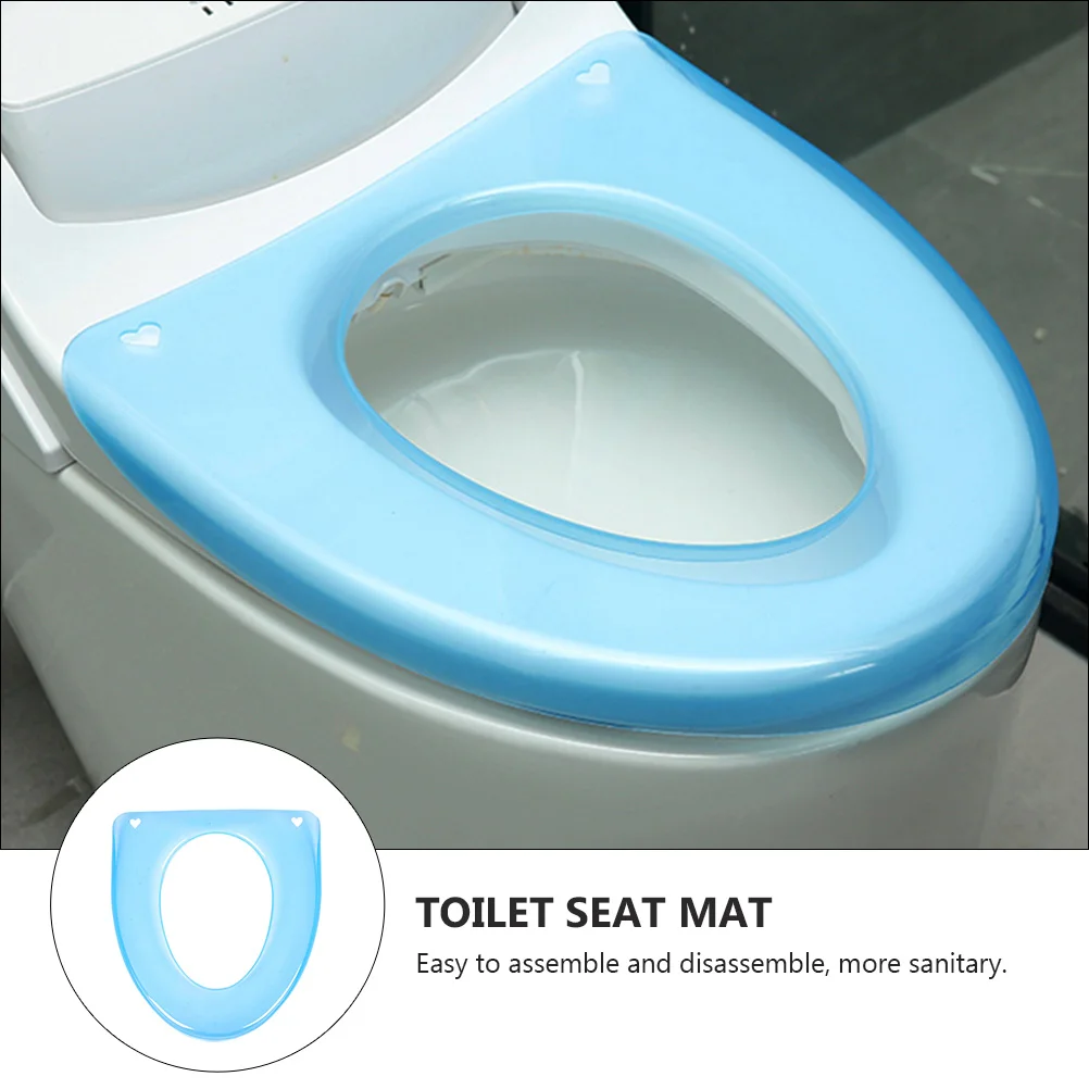 Seat Cover Toilet Mat Travel Commode Cushion Plastic Cushioned Elongated Breathable