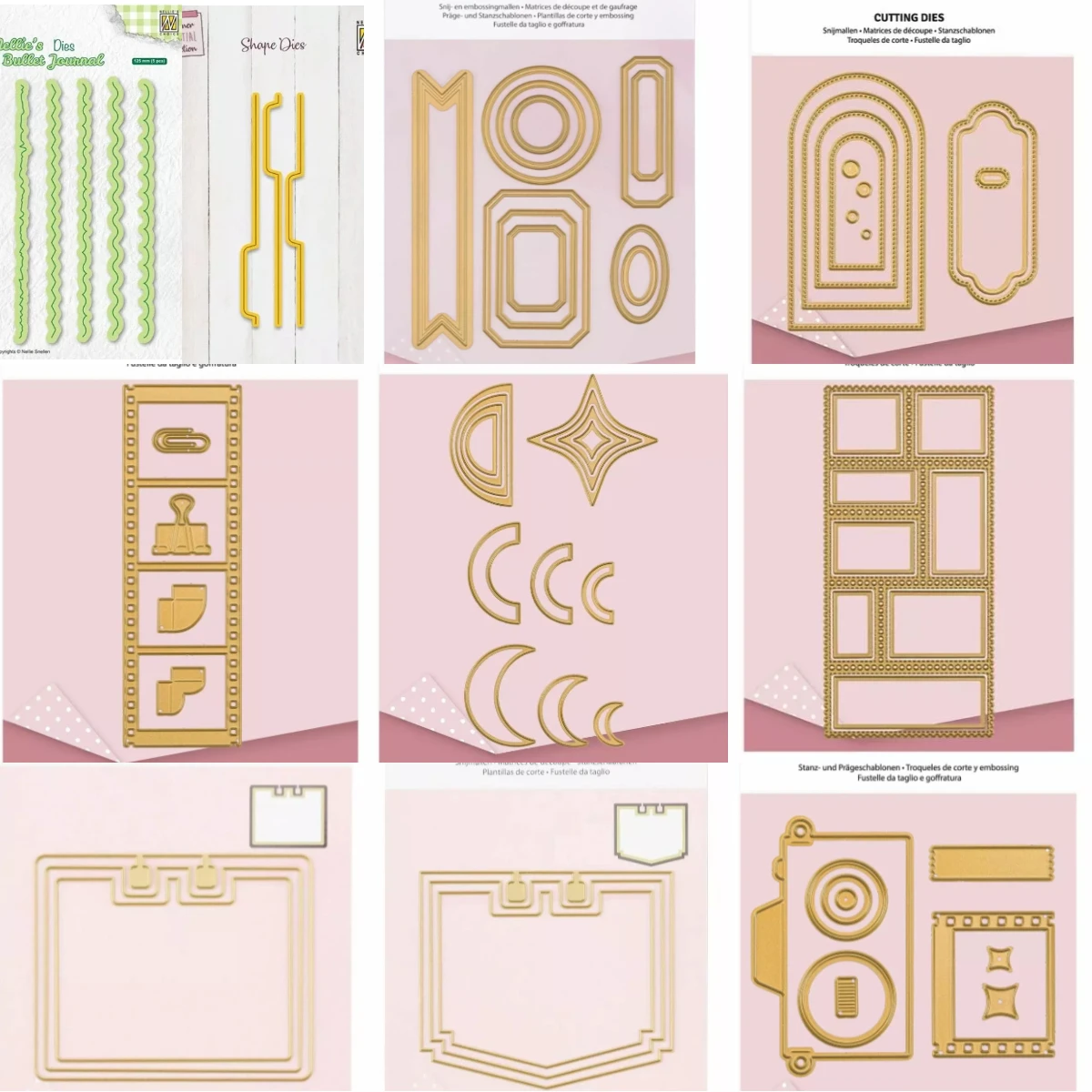 

File Folder Square Frame 2025 New Metal Cutting Dies Scrapbook Diary Decoration Embossing Template Diy Greeting Card Handmade