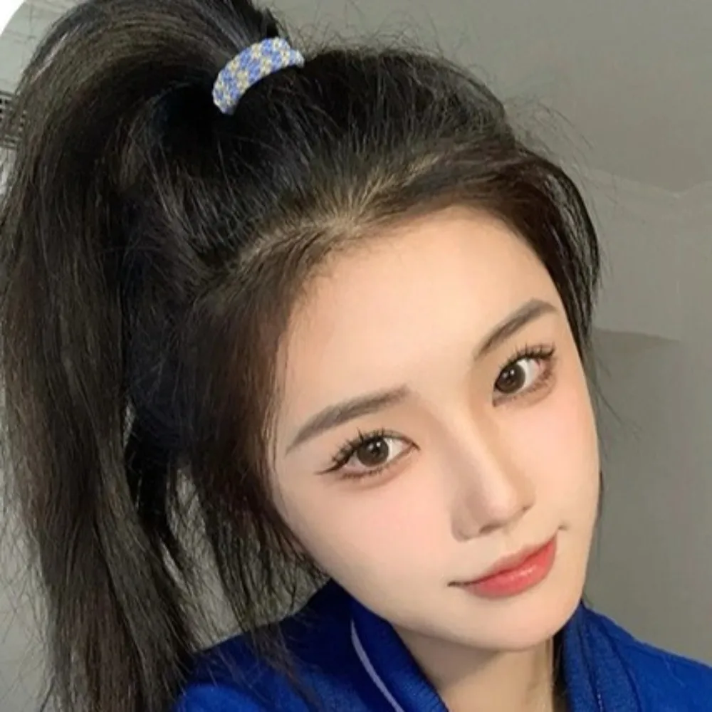 12 шт./компл., набор красочных веревок для волос, высококачественные резинки для волос, держатели для хвоста, нейлоновые аксессуары для волос, эластичная резинка для вечеринки