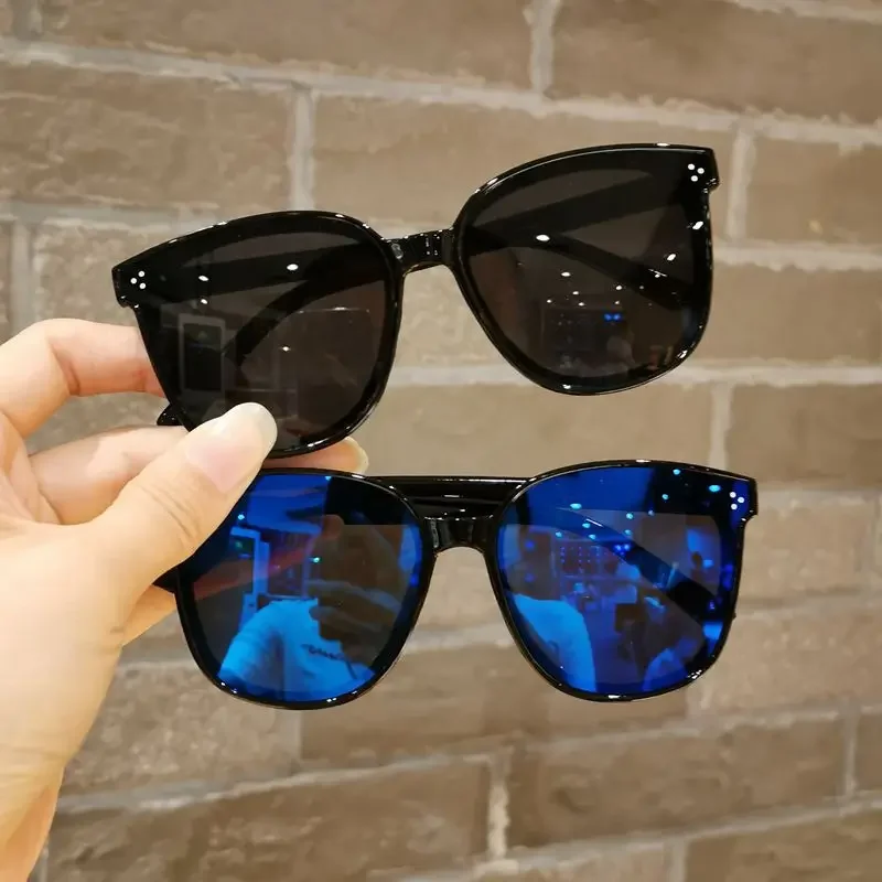 1/3pcs Children Round Sunglasses Girl Boy Shiny coating Double Color Vintage Sun Glasses UV Protection Eyewear Child Goggles