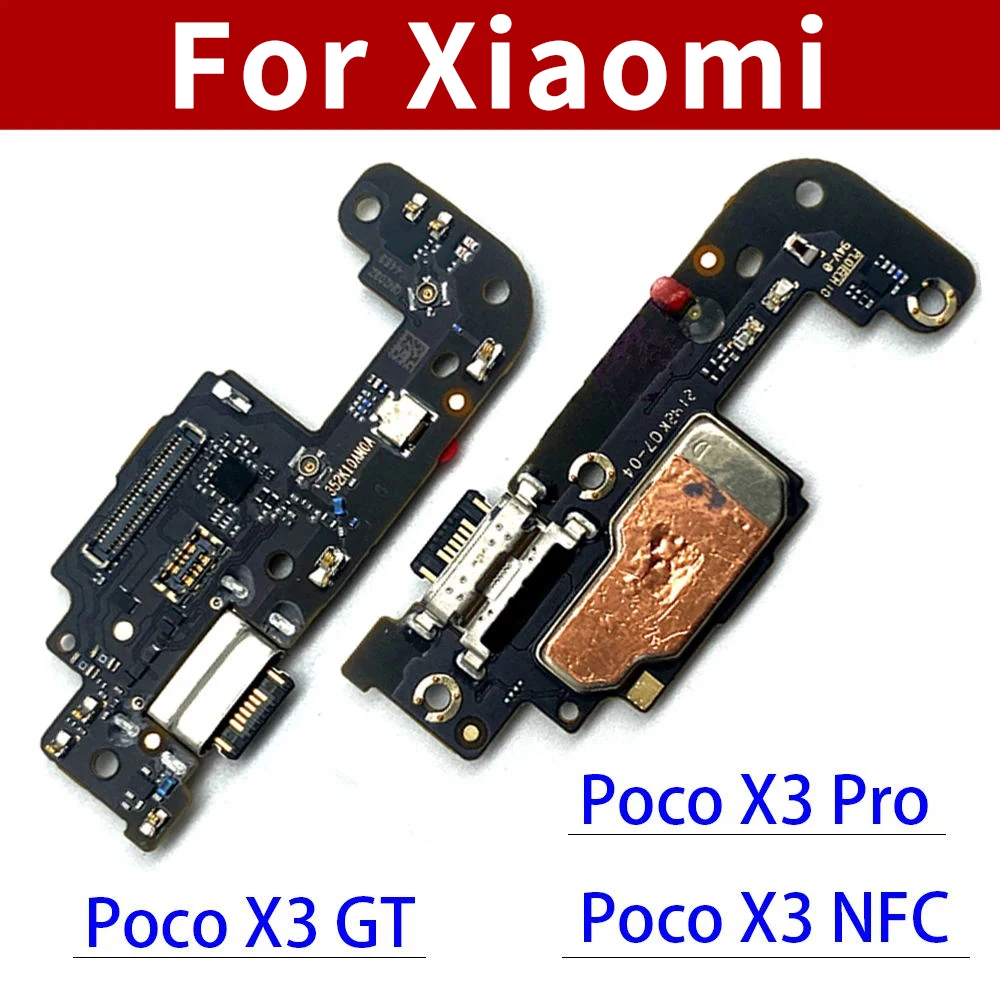 NEW For Xiaomi Poco X3 X3 Pro X3 X4 GT USB Charging Port Dock Plug Socket Jack Connector Charge Microphon Board Cables