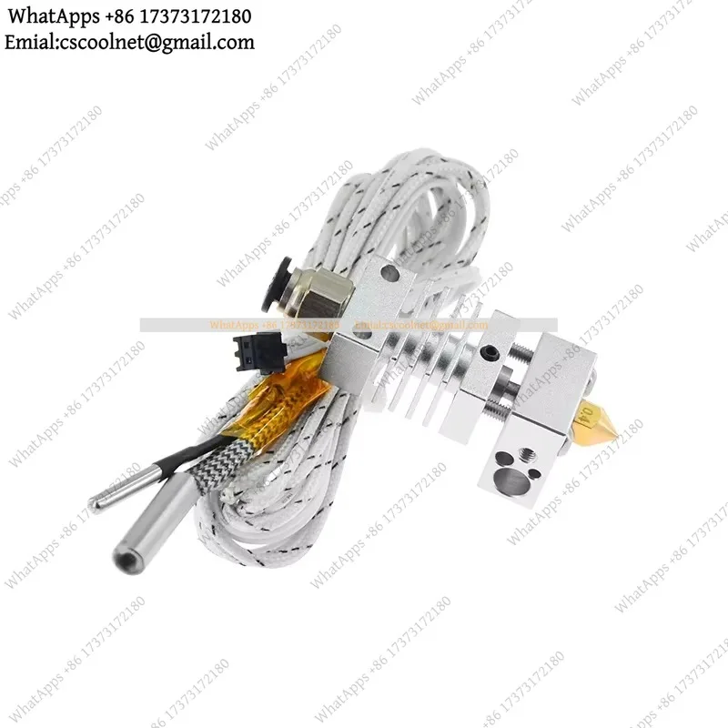 JS03 V6 Hotend Extruder Kit J-head Heat Break Throat 1.75mm 12V 24V 50W Long Distance for Ender 3 CR10 CR-10S 3D Printer Parts