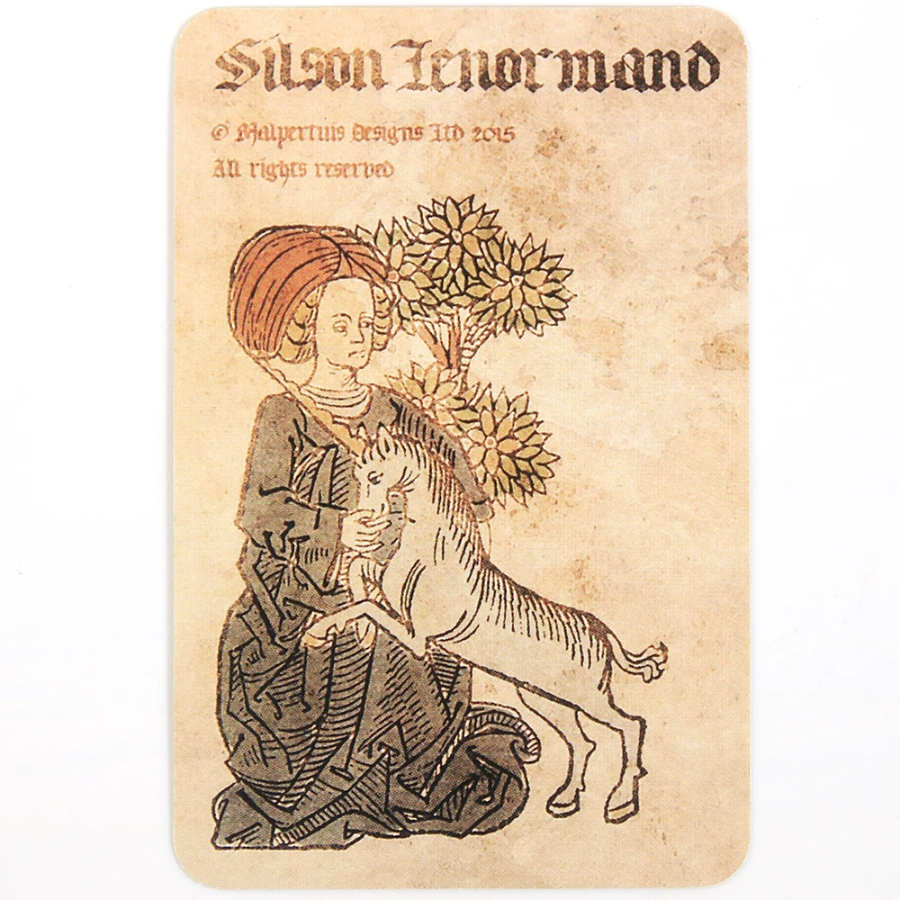 Silson Lenormand Tarot Deck High Quality Divination Board Games Party Entertainment Games Occult Card Game