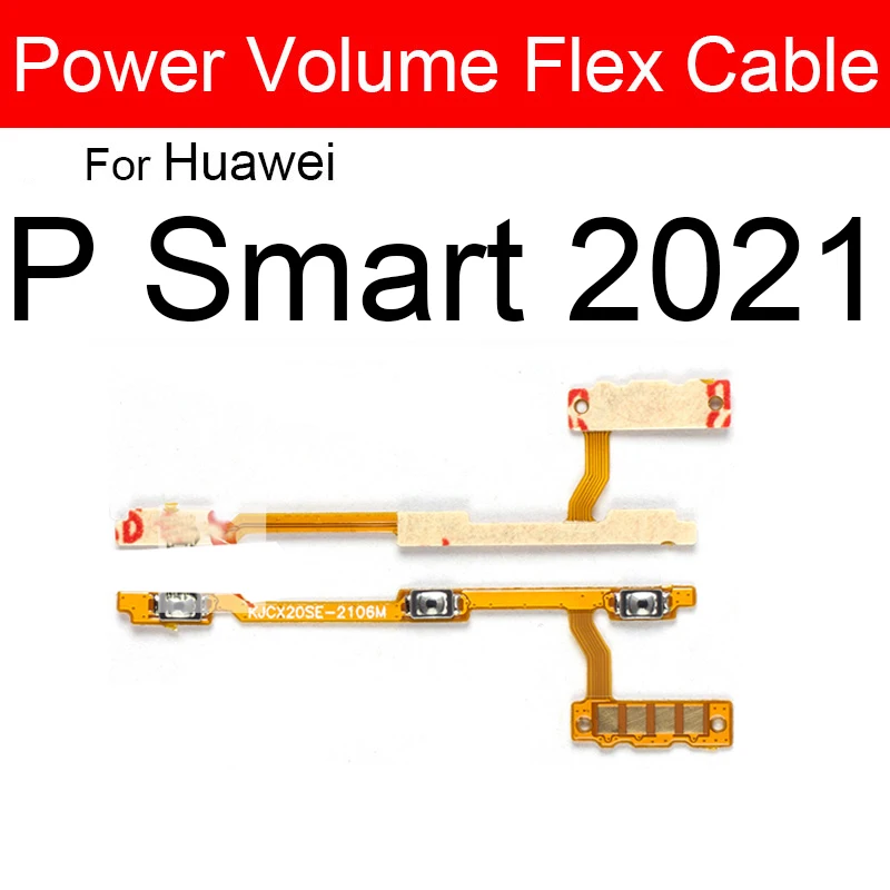 Power Volume Button Flex Cable For Huawei P Smart S Z Pro P Smart Plus 2018 2019 2020 2021 Power Volume Up Down Flex Ribbon Part