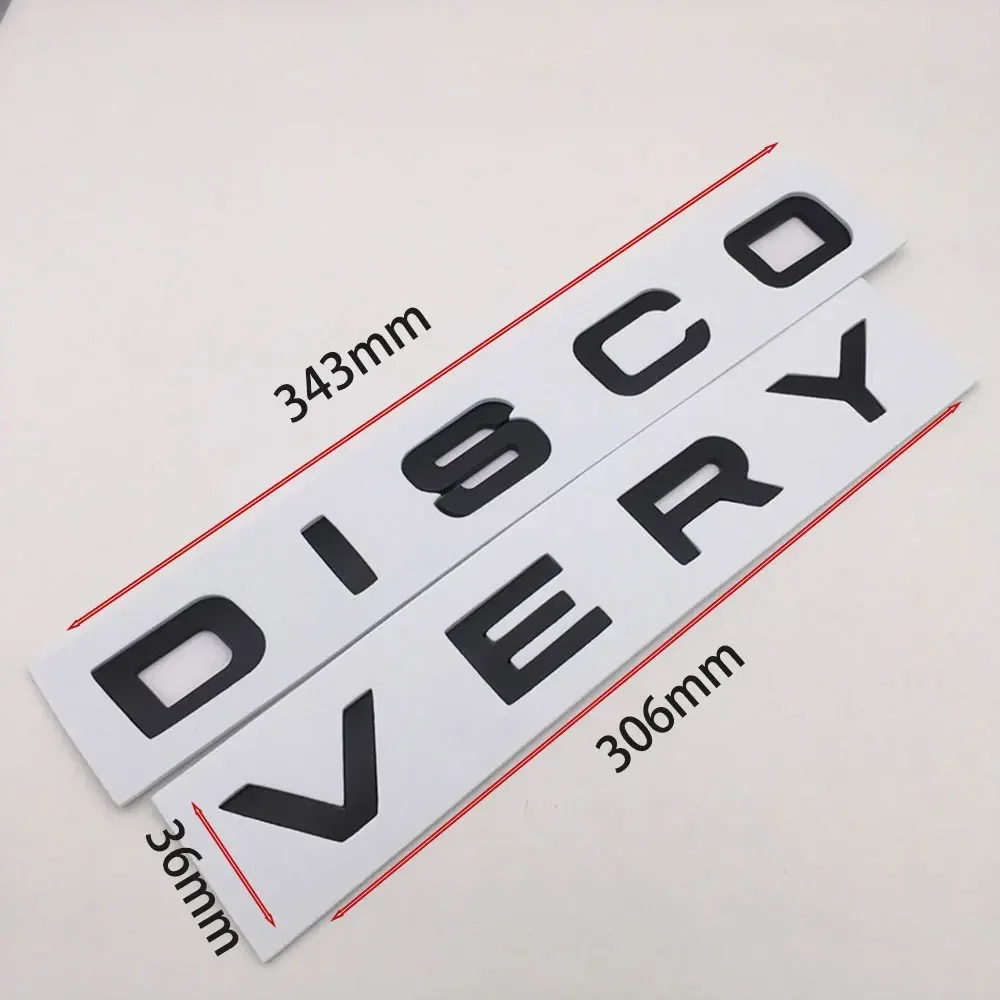 ثلاثية الأبعاد ABS رسائل شعار سيارة الجبهة هود شارة بونيه ملصق لاند روفر ديسكفري الرياضة شعار ديسكفري 4 3 5 2 TD5 اكسسوارات