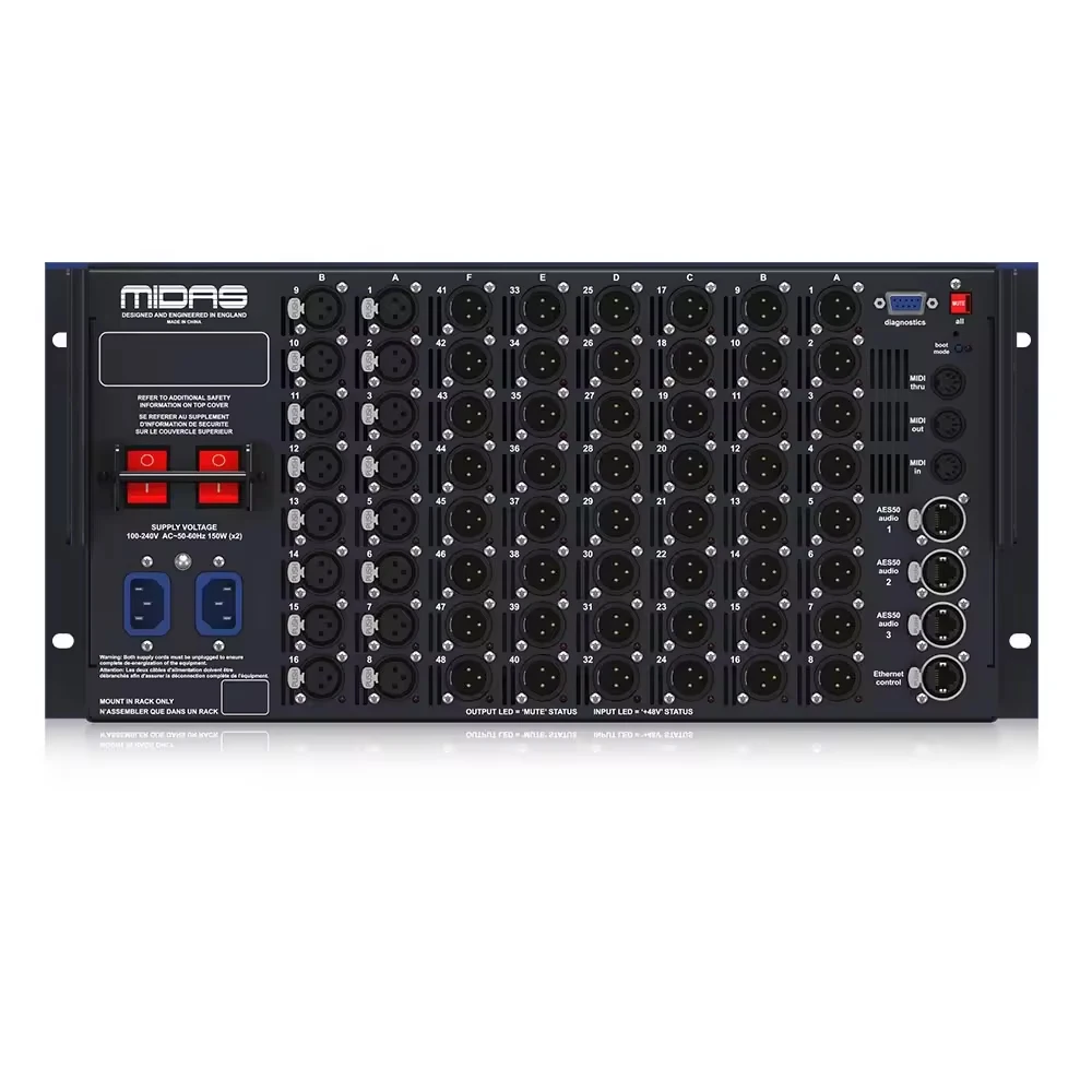 Midas DL252 Stagebox 16 Inputs 48 Outputs With Witchable 48 Volt Phantom Power