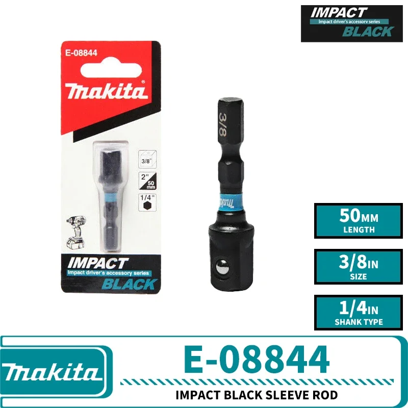 MAKita-インパクトドライバー,ドライバー,ドリル,アクセサリー用のブラックドライバーキット