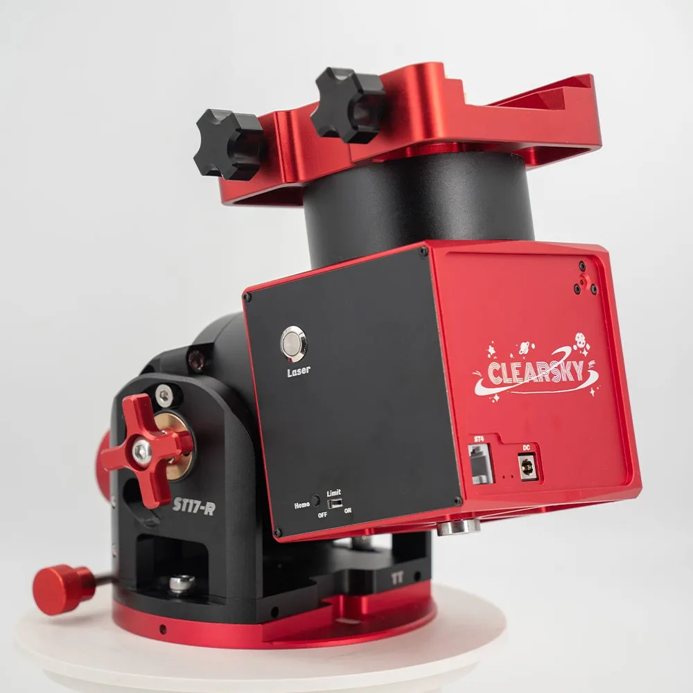 Maxgeek ClearSky Electronic Home Version ST17-R Harmonic Equatorial Mount Theodolite Patent Mechanical Limit Function