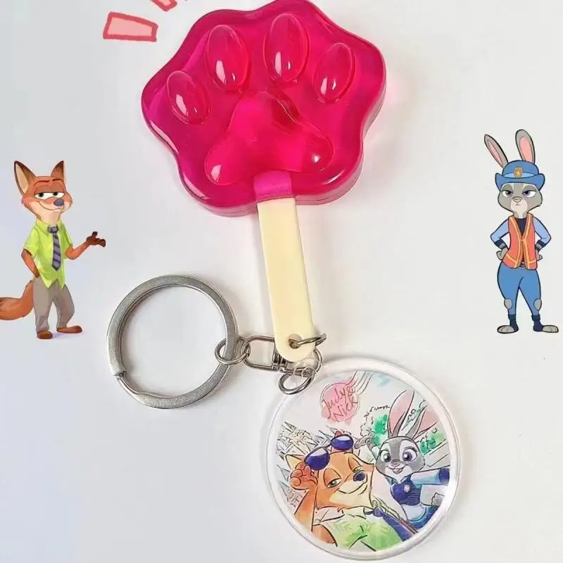 Kawaii ديزني القط باو المصاصة المفاتيح Zootopia الكرتون الإبداعية زيبر اكسسوارات الديكور الفتيان والفتيات لعبة هدية عيد ميلاد