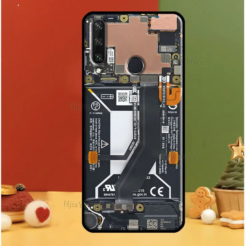 Motherboard Circuit Board For Huawei Y5P Y6P Y7A 2020 Y3 II Y5 Y6 Y9 Y7 Prime 2018 2017 2019 Nova 3i 5T Phone Case